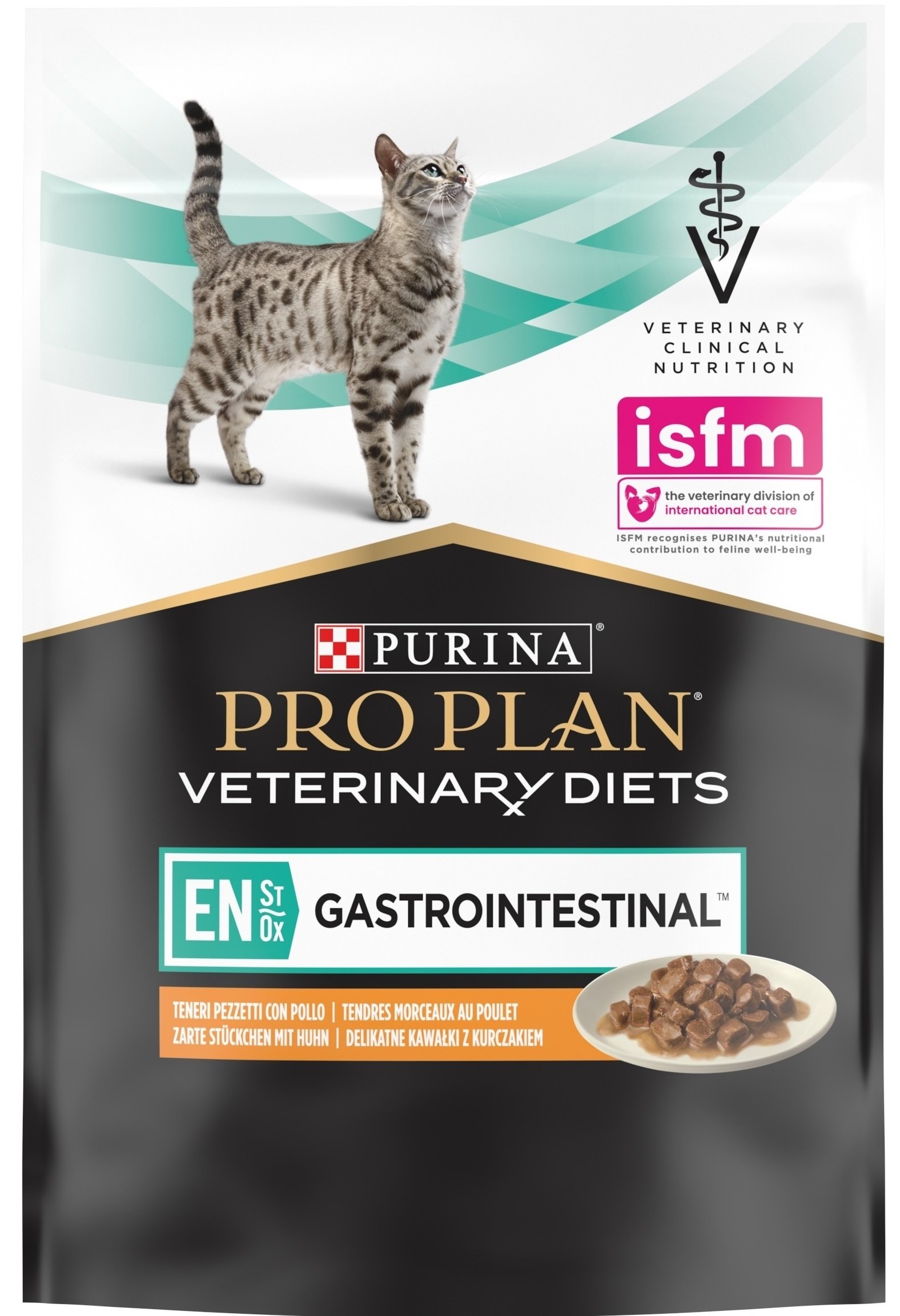 Упаковка влажного диетического корма для котят и взрослых кошек при болезнях желудочно-кишечного тракта Pro Plan фото 2