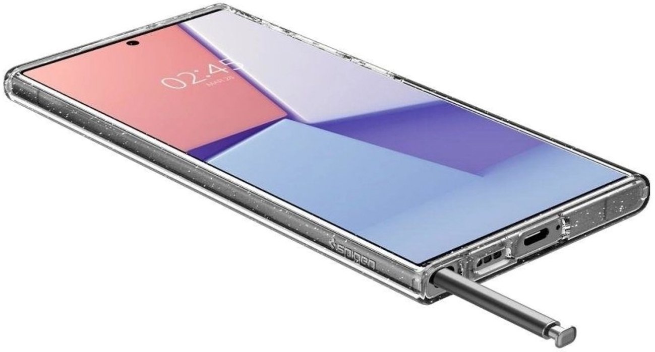 Чохол Spigen для Samsung Galaxy S23 Ultra Liquid Crystal Glitter, Crystal Quartz (ACS05612)фото5