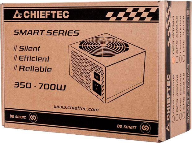 Блок питания для ПК CHIEFTEC Smart 400W (GPS-400A8) RETAIL фото 5