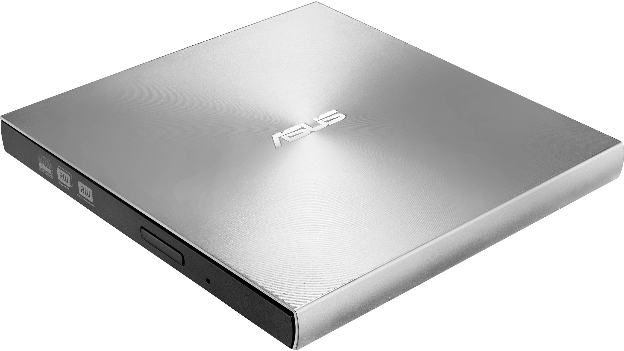 Внешний оптический привод ASUS SDRW-08U9M-U DVD+-R/RW USB2.0 EXT Ret Slim Silver (90DD02A2-M29000) фото 