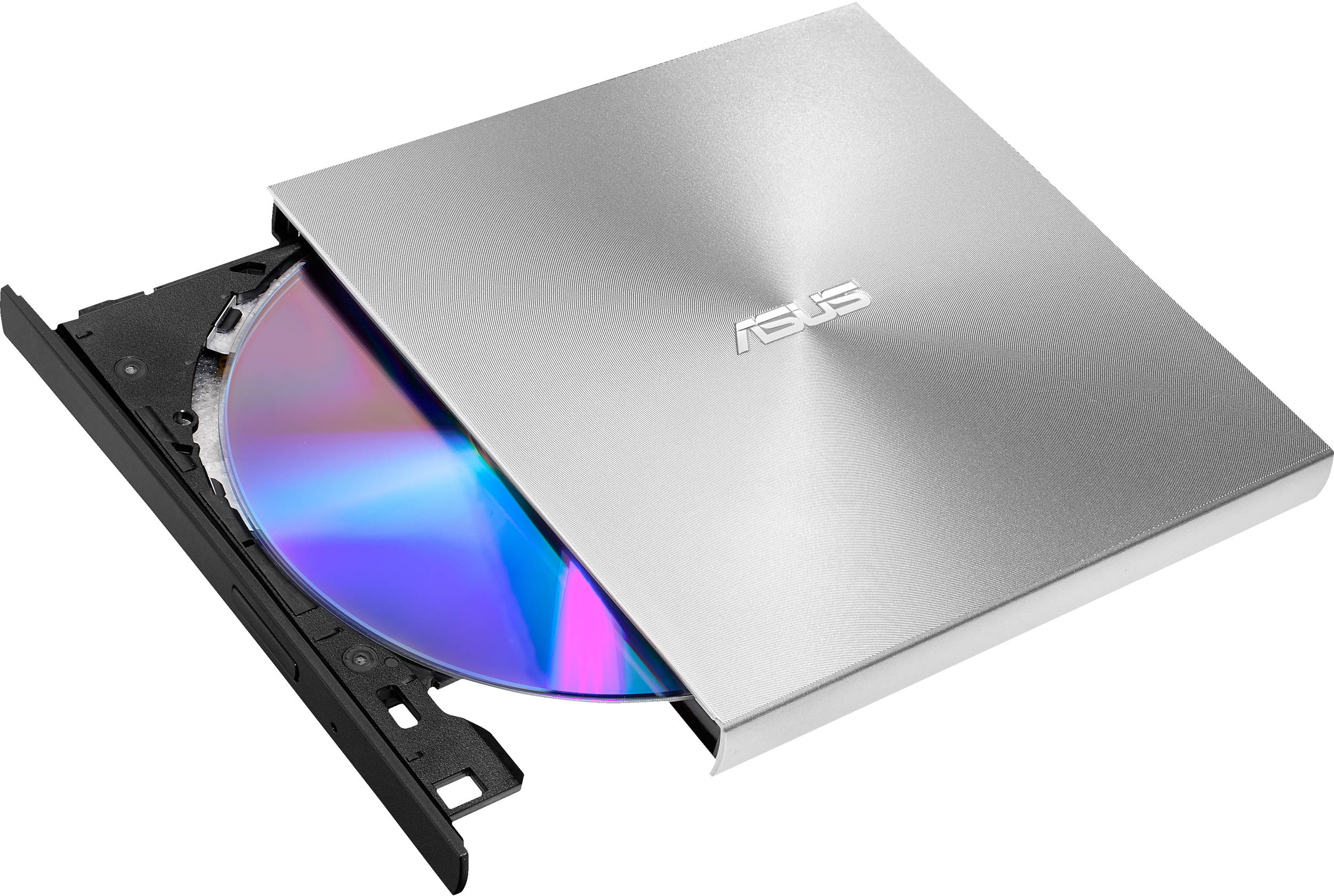 Внешний оптический привод ASUS SDRW-08U9M-U DVD+-R/RW USB2.0 EXT Ret Slim Silver (90DD02A2-M29000) фото 