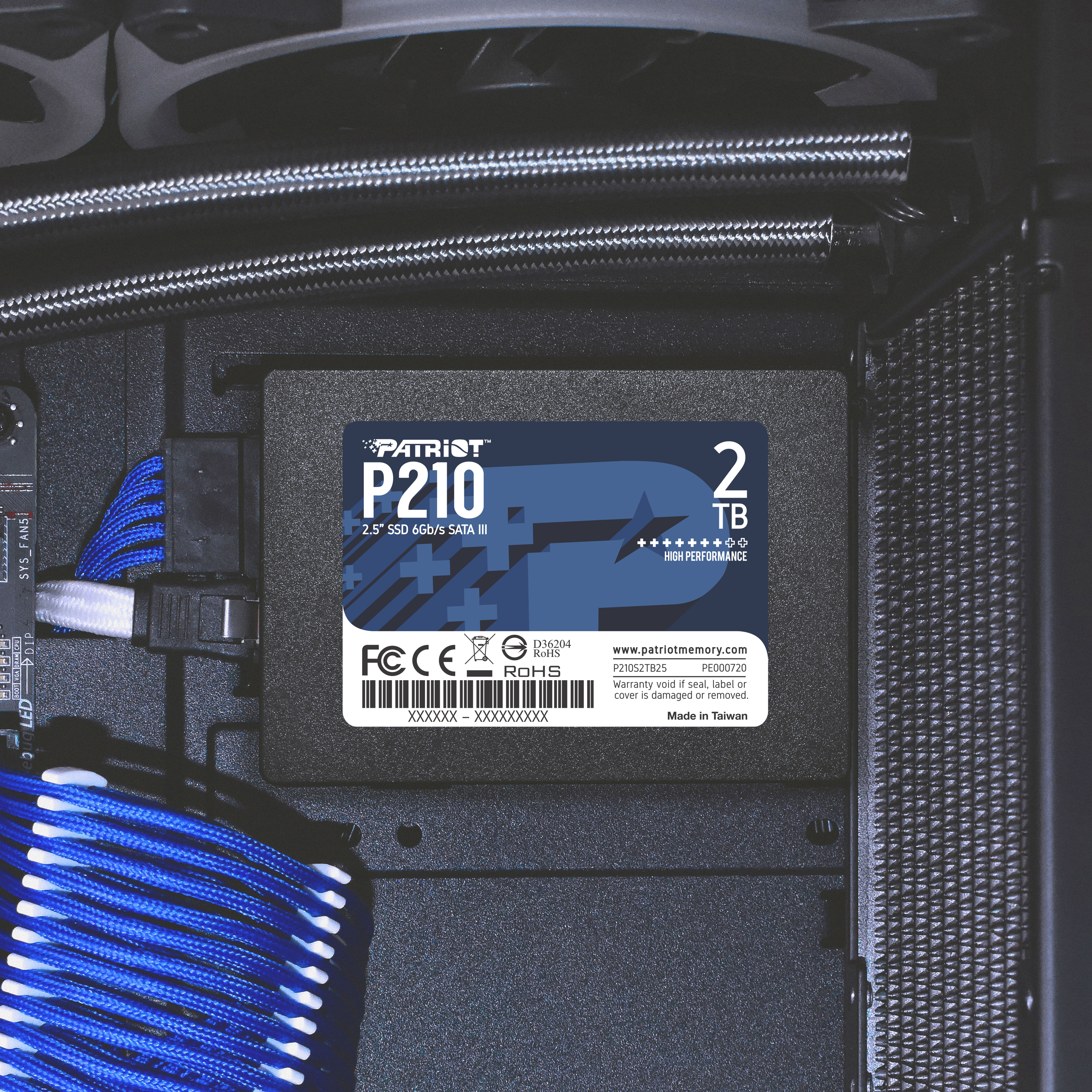 SSD накопитель PATRIOT 2.5" 2TB SATA P210 (P210S2TB25) фото5