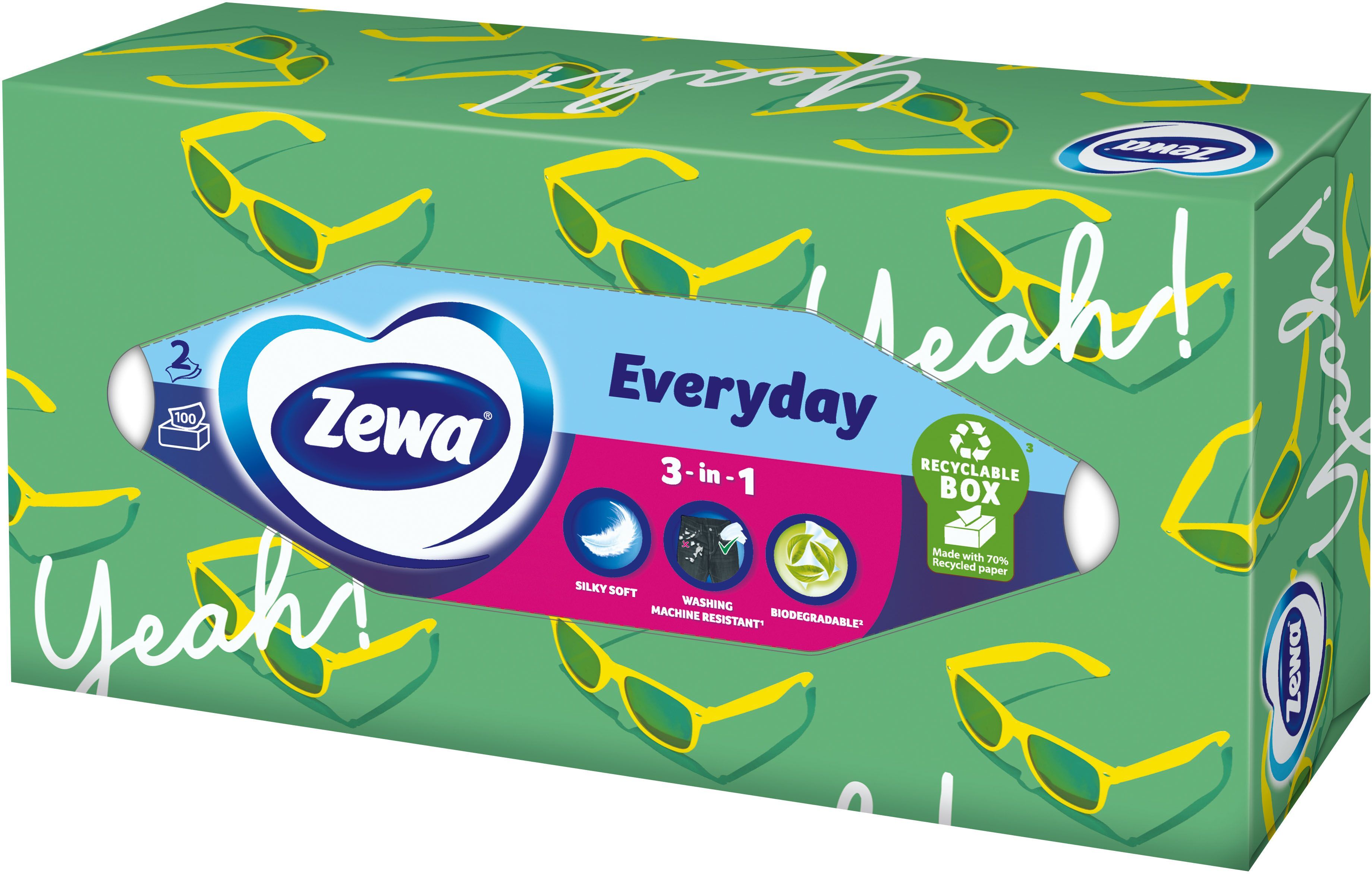 Серветки косметичні Zewa Everyday 100штфото5