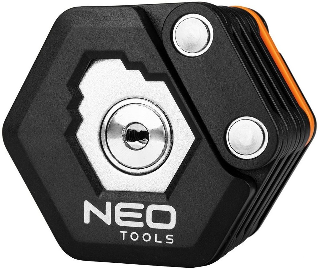 Замок противоугонный Neo Tools складной, 3 ключа (91-006) фото 4