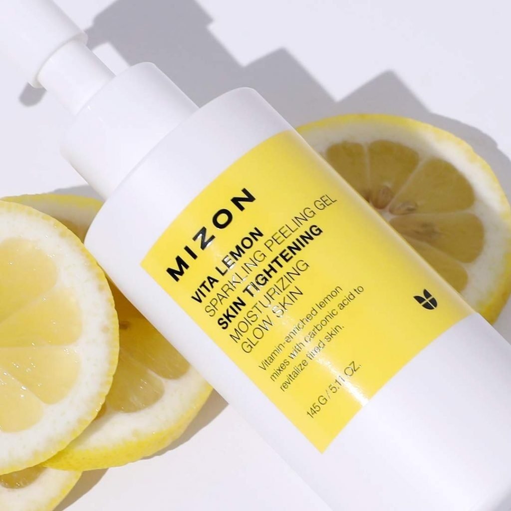 Гель-пілінг вітамінний Mizon Vita Lemon Sparkling Peeling Gel з екстрактом лимона 150млфото3
