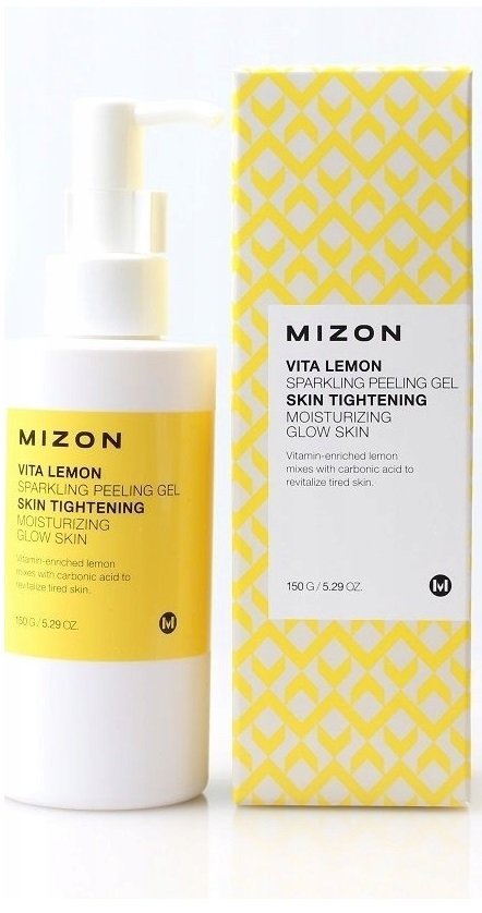 Гель-пілінг вітамінний Mizon Vita Lemon Sparkling Peeling Gel з екстрактом лимона 150млфото2