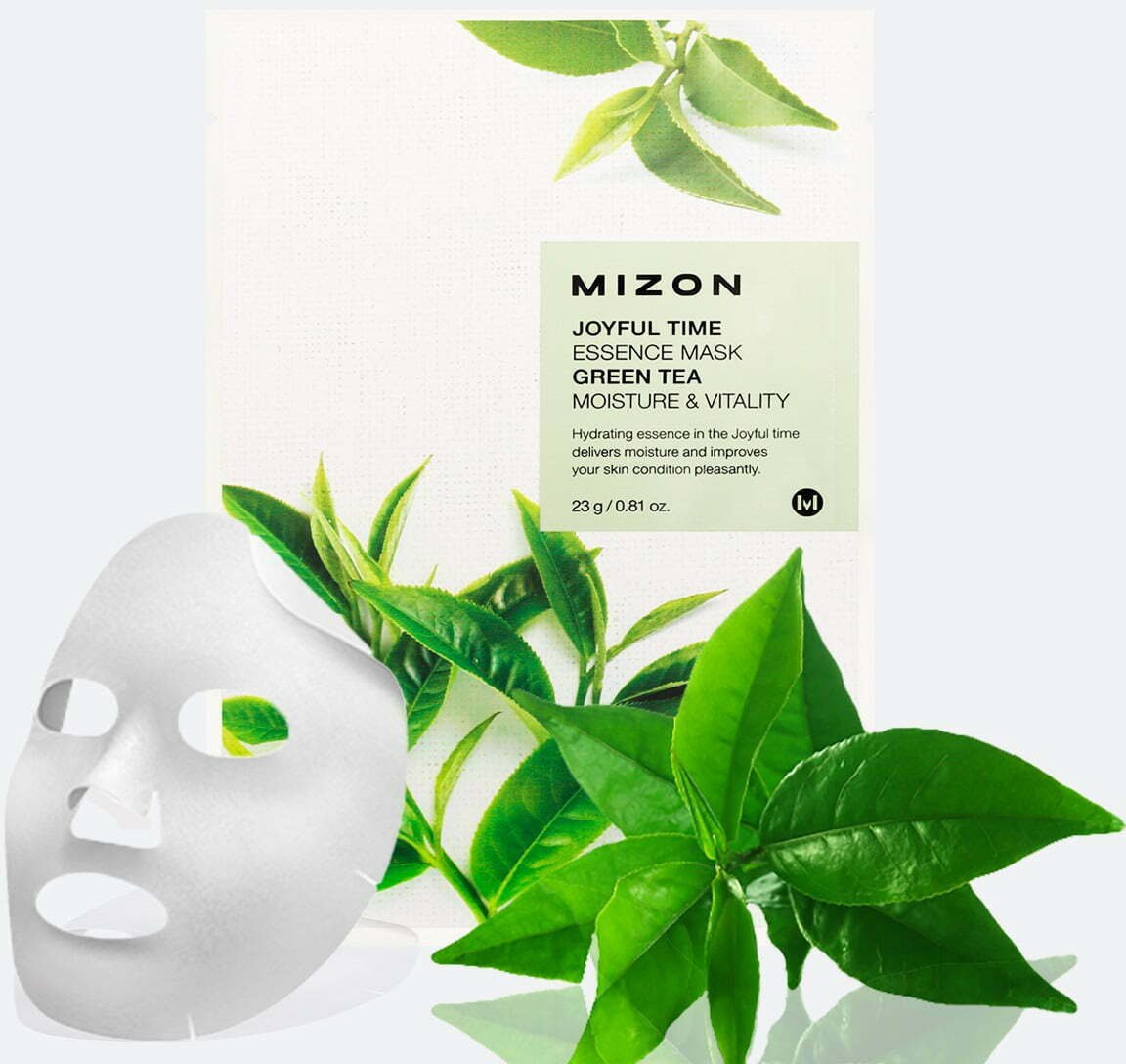 Маска для обличчя Mizon Joyful Time Essence Зелений чай 23гфото2