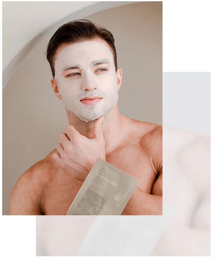 Маска для лица Mizon Joyful Time Mask For Men Energizing для мужчин 24г фото 5