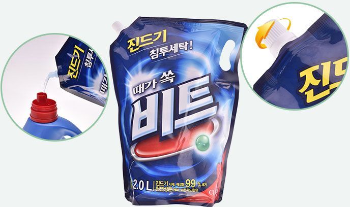 Гель для прання Lion Korea Beat pouch концентрат 2лфото2