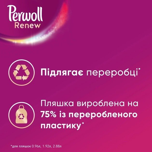 Гель для деликатной стирки Perwoll Renew восстановление и аромат 2970мл фото 4