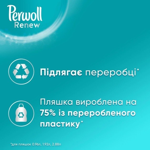 Гель для делікатного прання Perwoll Renew догляд та освіжаючий ефект 1980млфото3