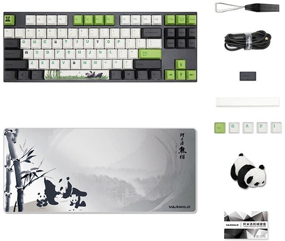 Игровая клавиатура Varmilo VEM87 Panda R2 EC V2 Daisy (A33A029A8A3A17A026) фото9