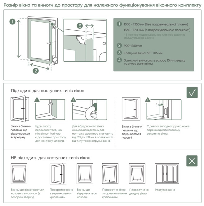 Комплект монтажный для мобильного кондиционера Electrolux EWKIT5 фото 8