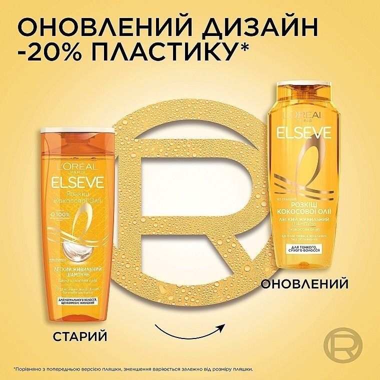Шампунь L'Oreal Paris Elseve Розкіш кокосової олії для нормального волосся 400млфото
