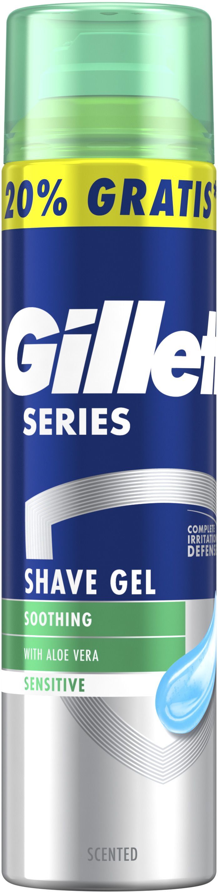 Гель для бритья Gillette Series Для чувствительной кожи с алоэ вера 240 мл фото 2
