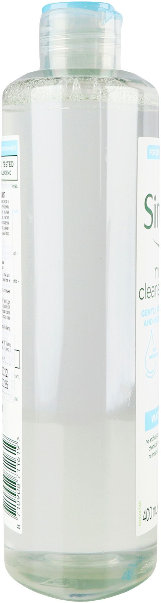 Міцелярна вода Simple Micellar Cleansing Water Pentavitin&Prebiotic 400млфото3