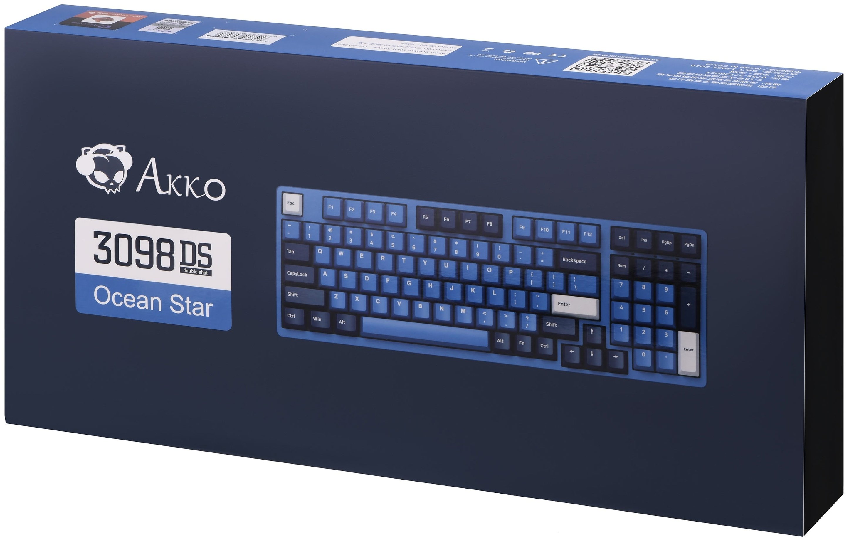 Клавиатура Akko 3098DS Ocean Star 98Key, CS Orange, USB, EN/UKR, No LED, Blue фото 16