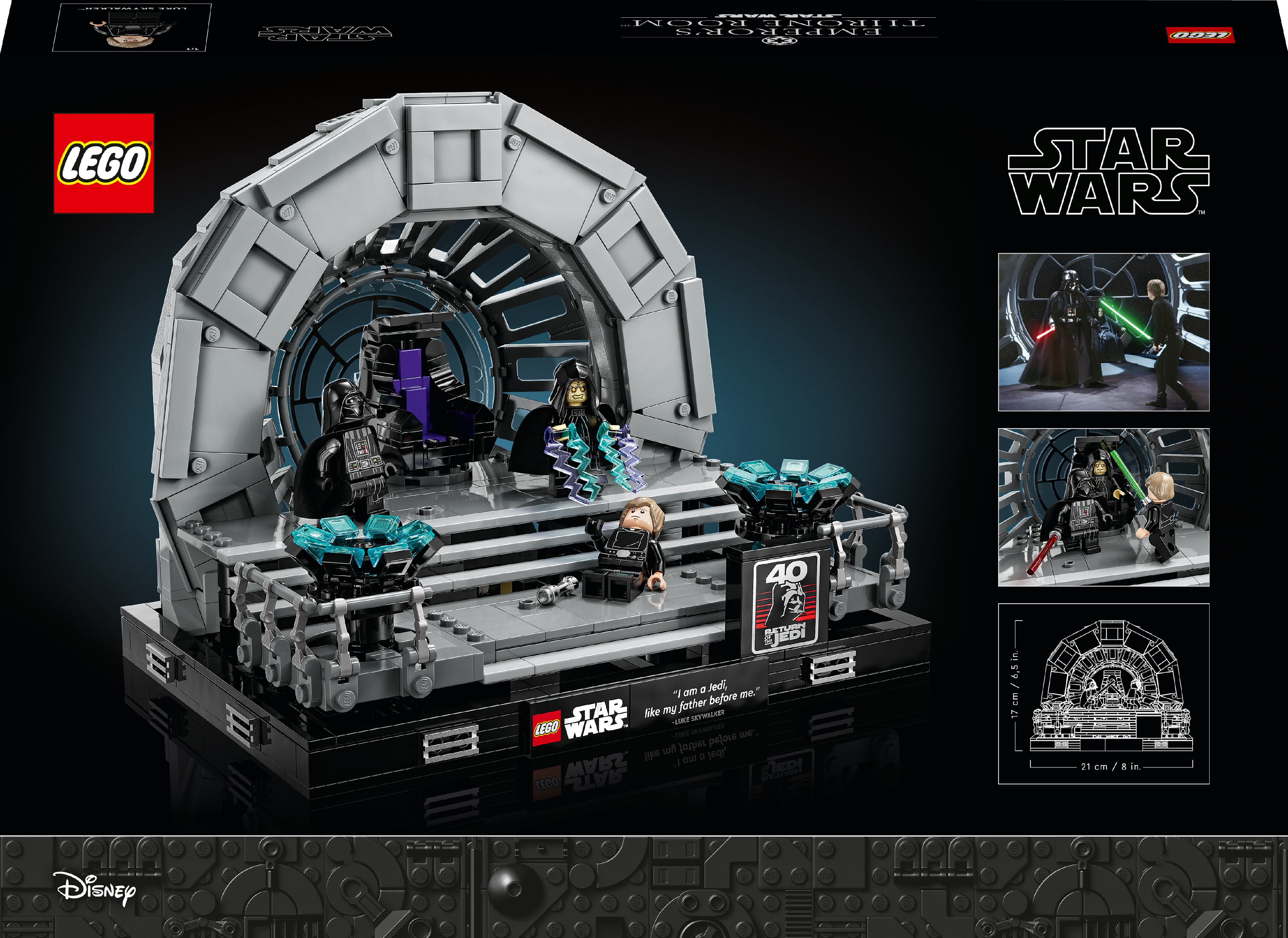 LEGO 75352 Star Wars Диорама «Тронный зал императора» фото 8