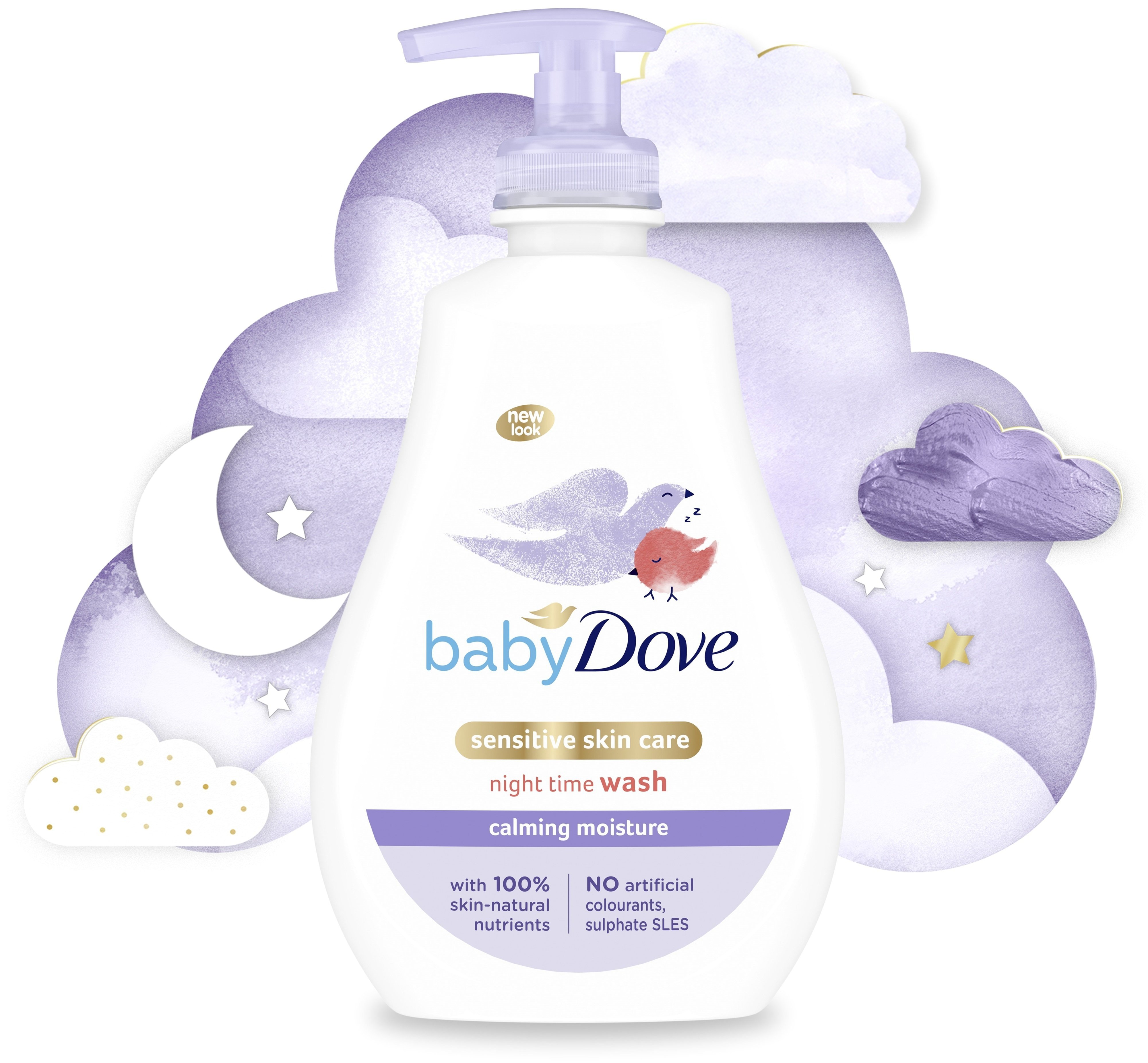 Гель для душа детский Dove Baby Успокаивающее увлажнение 400мл фото 3