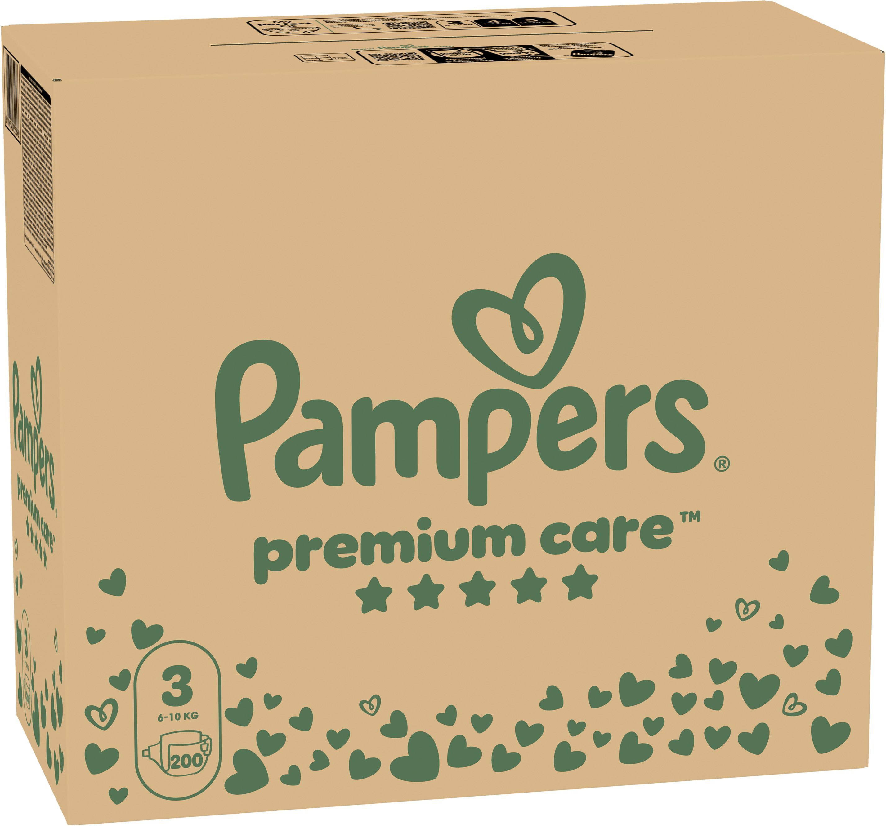Подгузники Pampers Premium Care Midi Размер 3 6-10 кг 200 шт фото 2
