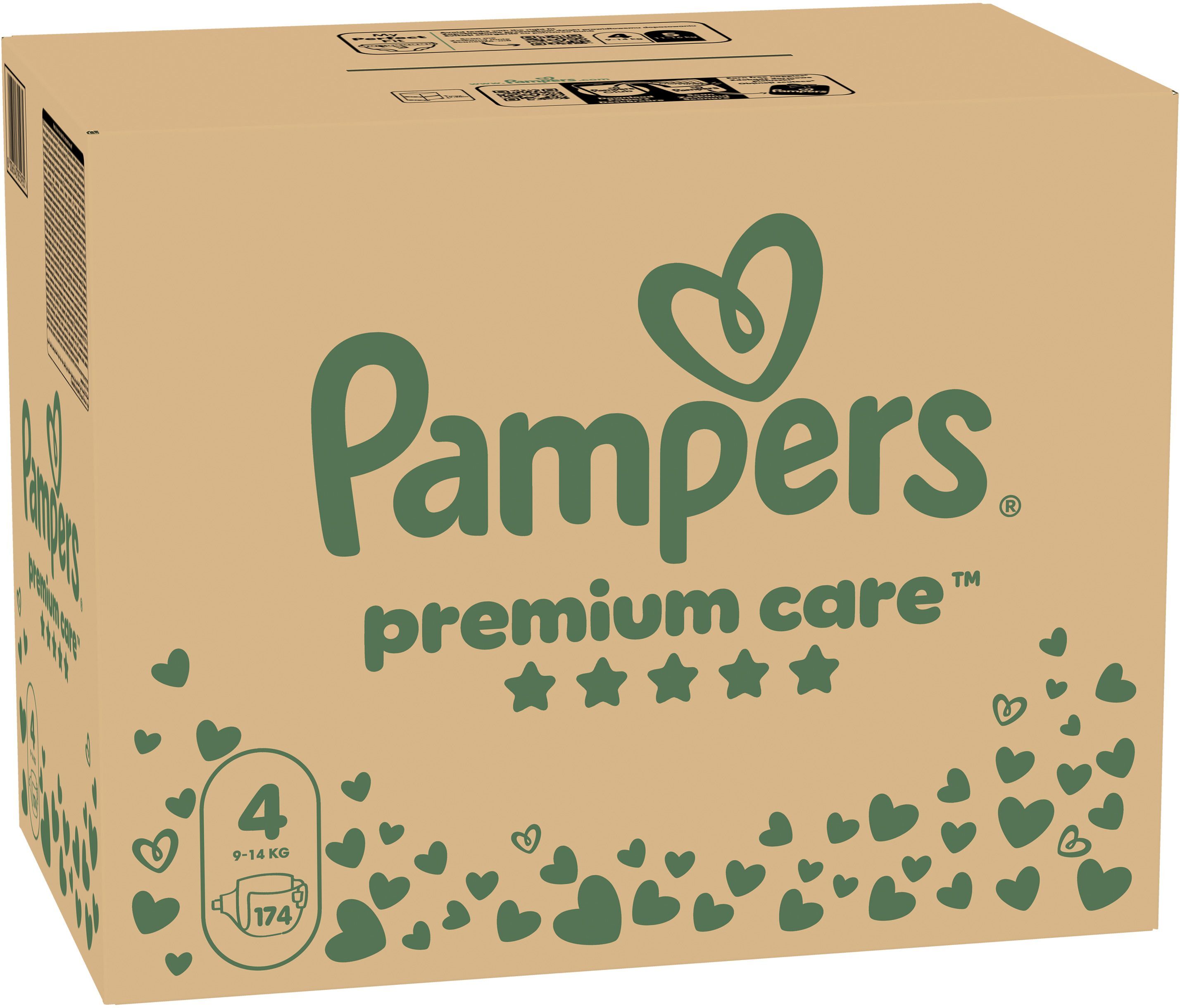 Подгузники Pampers Premium Care Maxi Размер 4 9-14 кг 174 шт фото 2