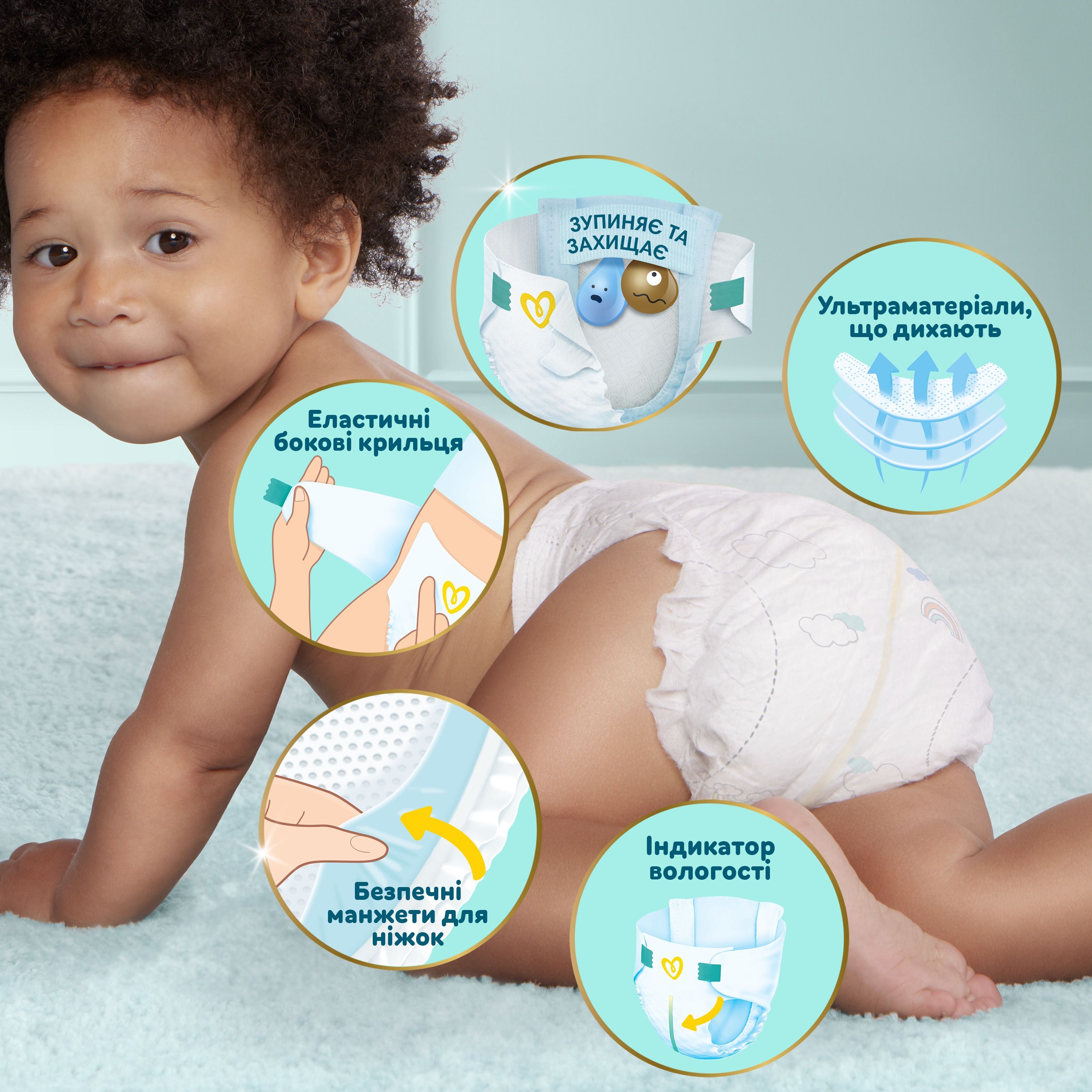 Подгузники Pampers Premium Care Mini Размер 2 4-8 кг 88 шт фото 5