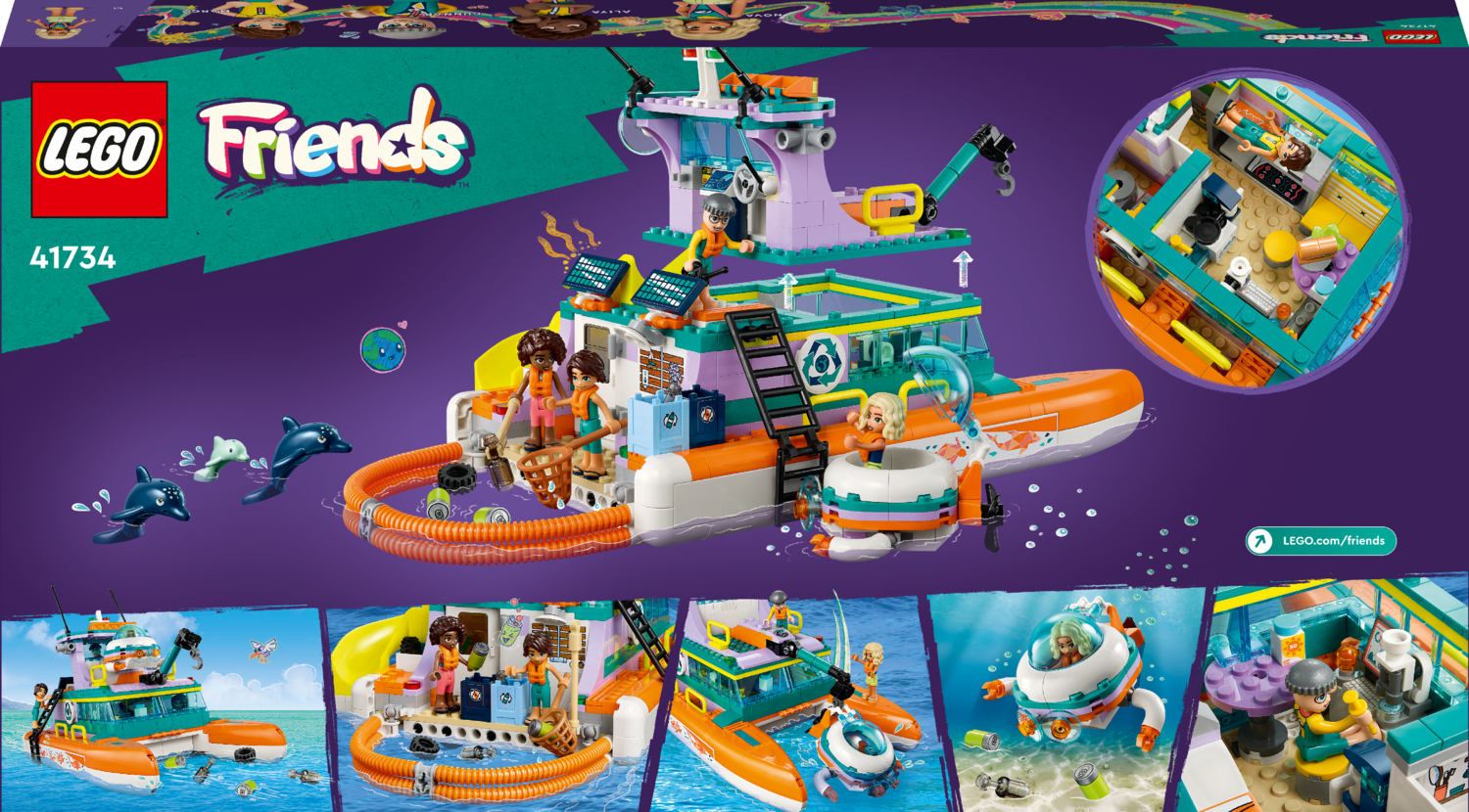 LEGO 41734 Friends Човен морської рятувальної бригадифото