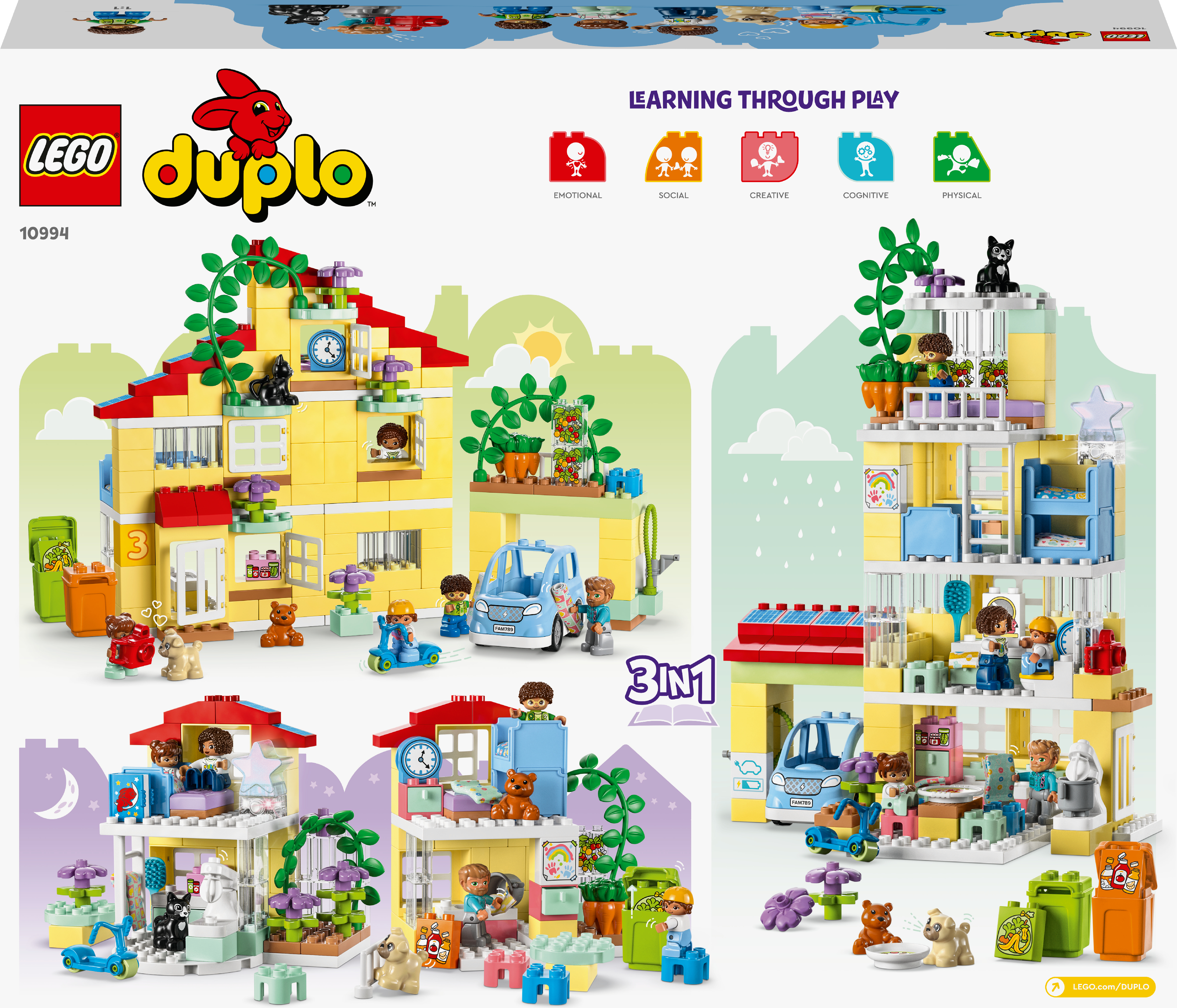 LEGO 10994 DUPLO Town Сімейний будинок 3 в 1фото11