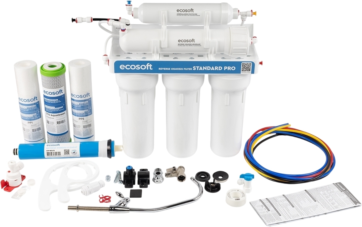 Фільтр зворотного осмосу Ecosoft Standard PRO з мінералізацією (MO550MECOSTD)фото2