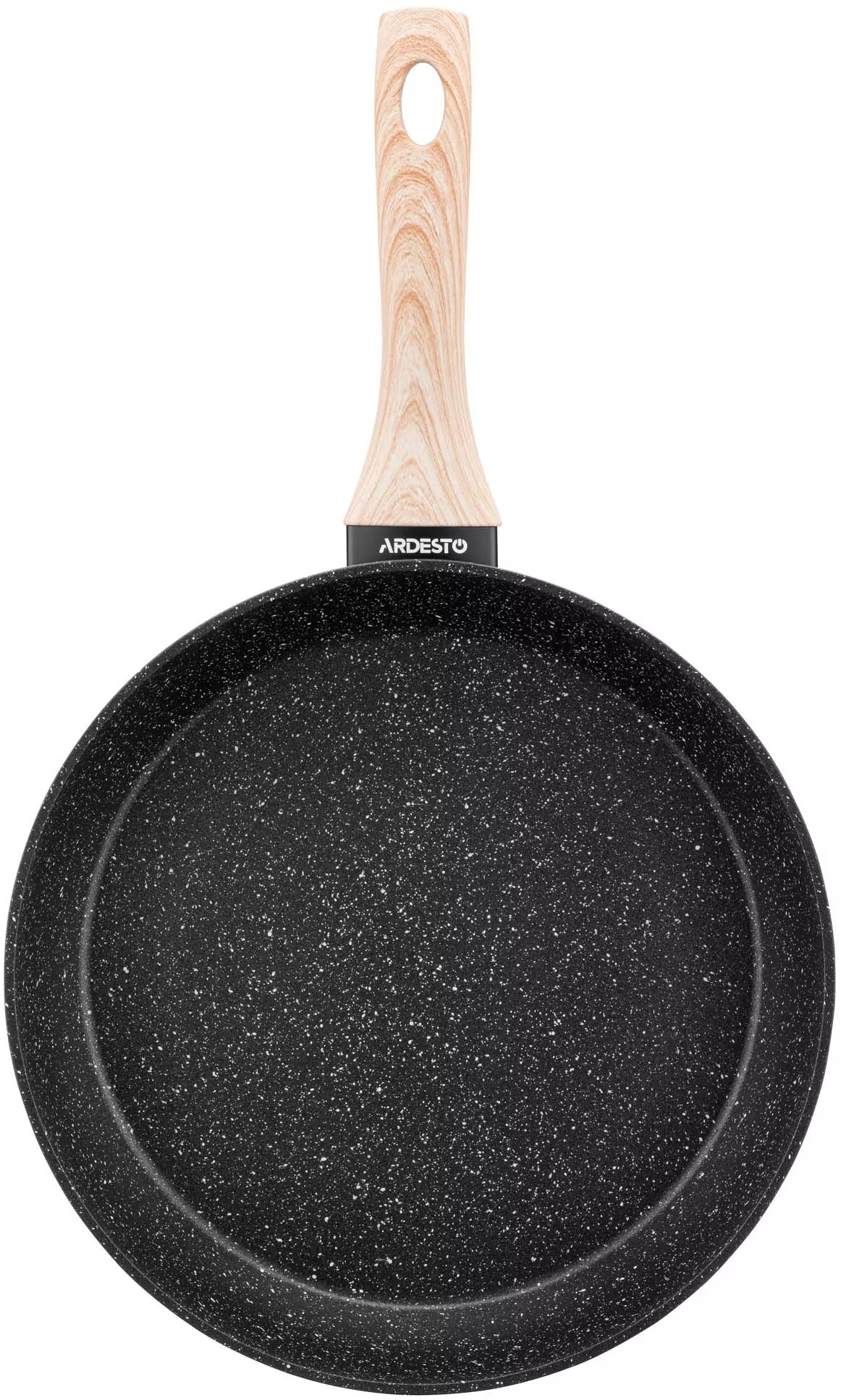 Сковорода ARDESTO Midori 28 см, черный мрамор, алюминий (AR1928MI) фото 2