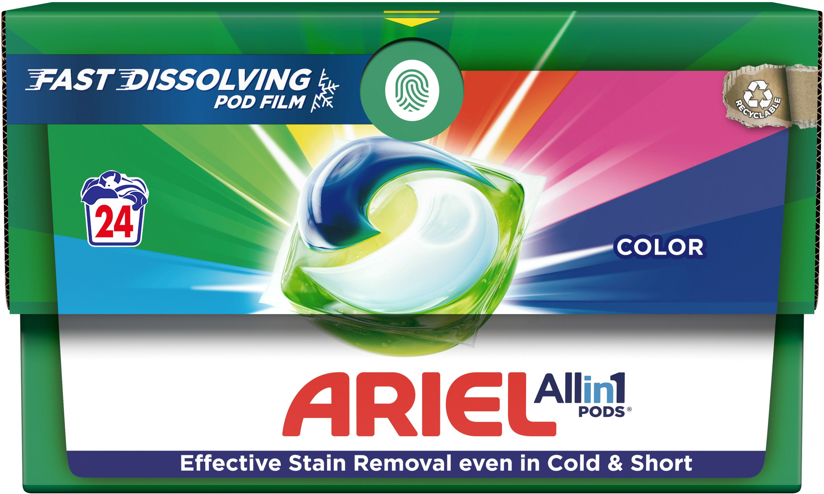 Капсули для прання Ariel Pods All-in-1 Color 24штфото2