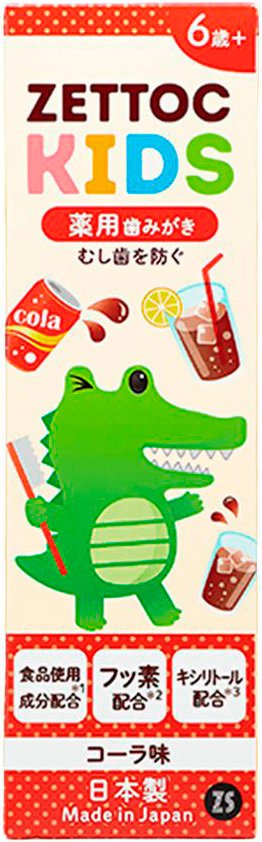 Зубна паста дитяча Zettoc Nippon Toothpaste Kids Cola 70гфото2