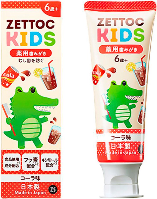 Зубна паста дитяча Zettoc Nippon Toothpaste Kids Cola 70гфото3