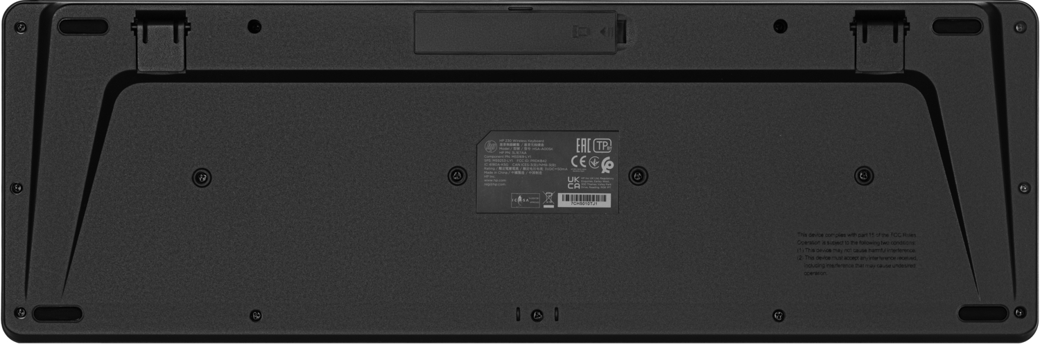Клавиатура HP 230 WL black (3L1E7AA) фото