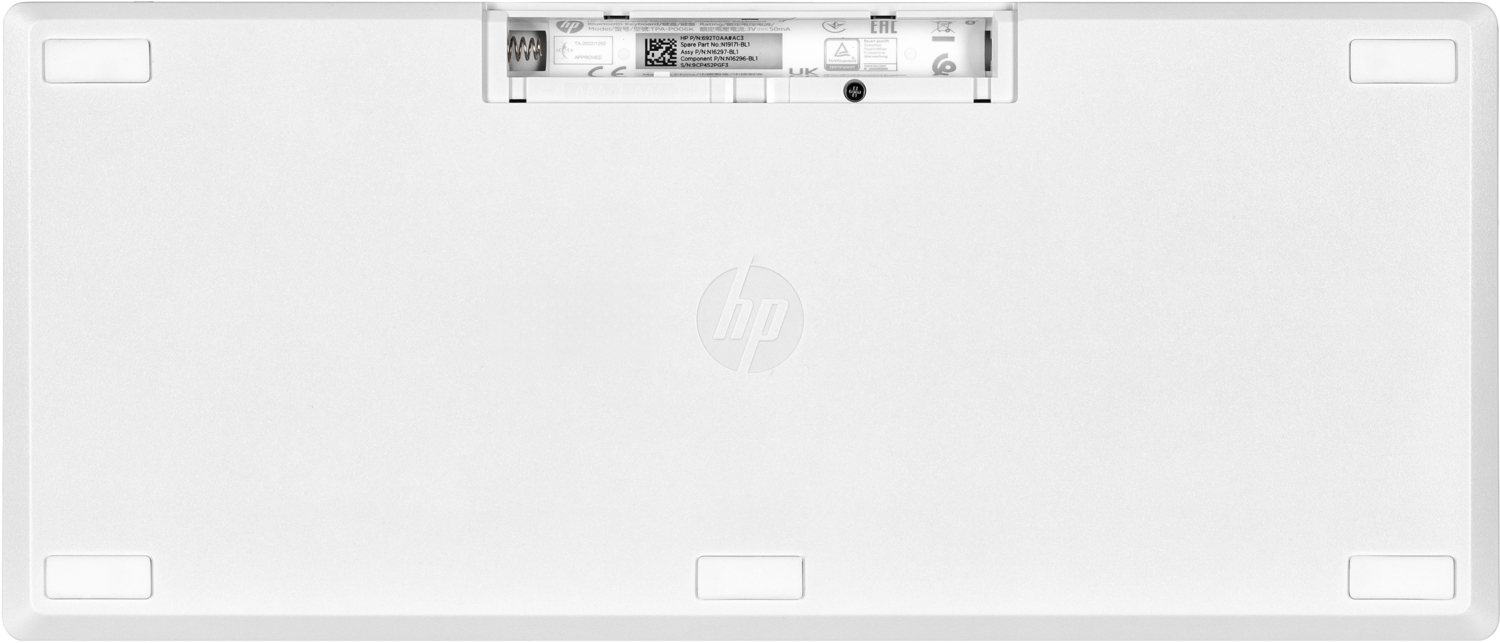 Клавиатура HP 350 Compact Multi-Device BT white (692T0AA) фото