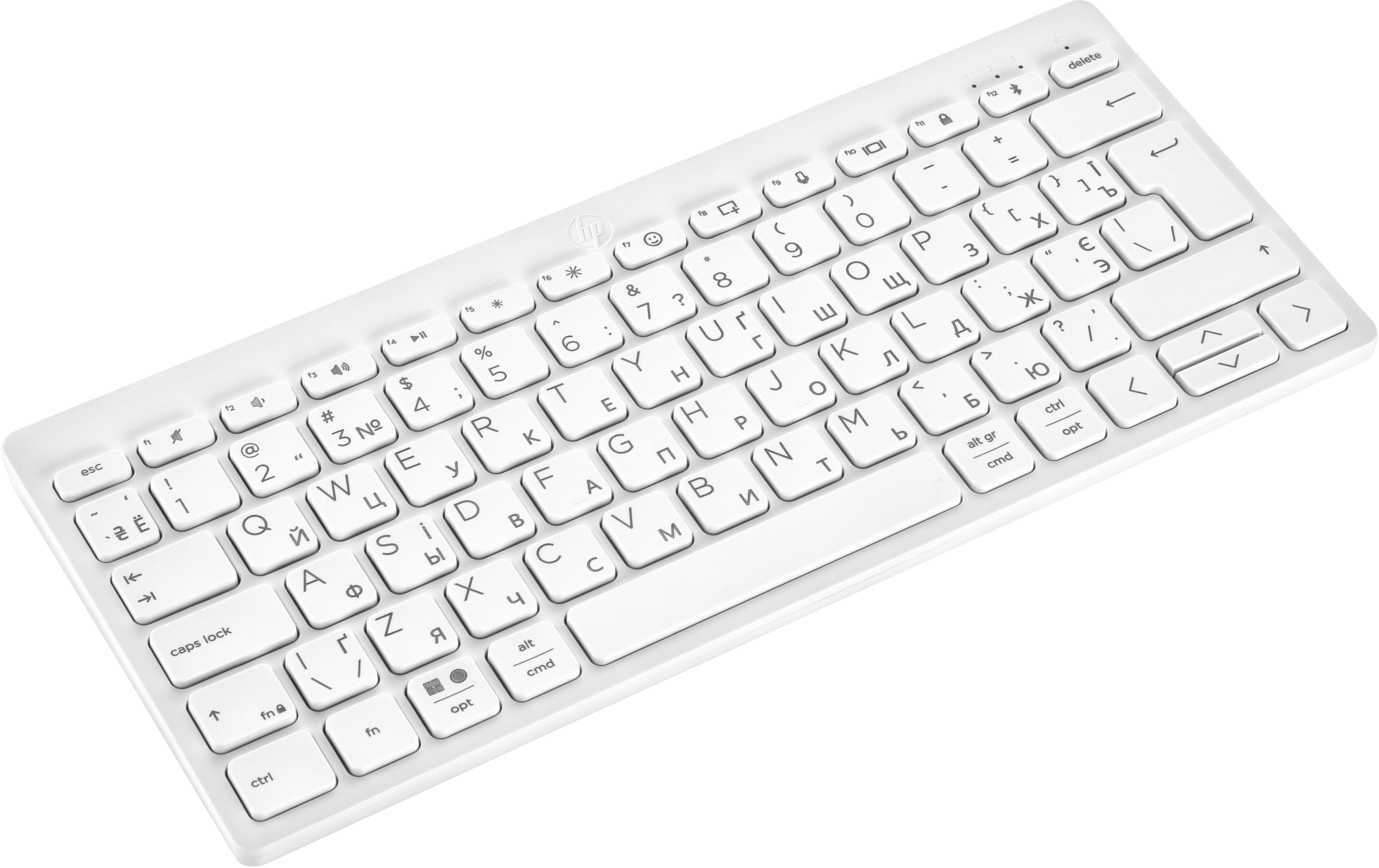 Клавиатура HP 350 Compact Multi-Device BT white (692T0AA) фото 2