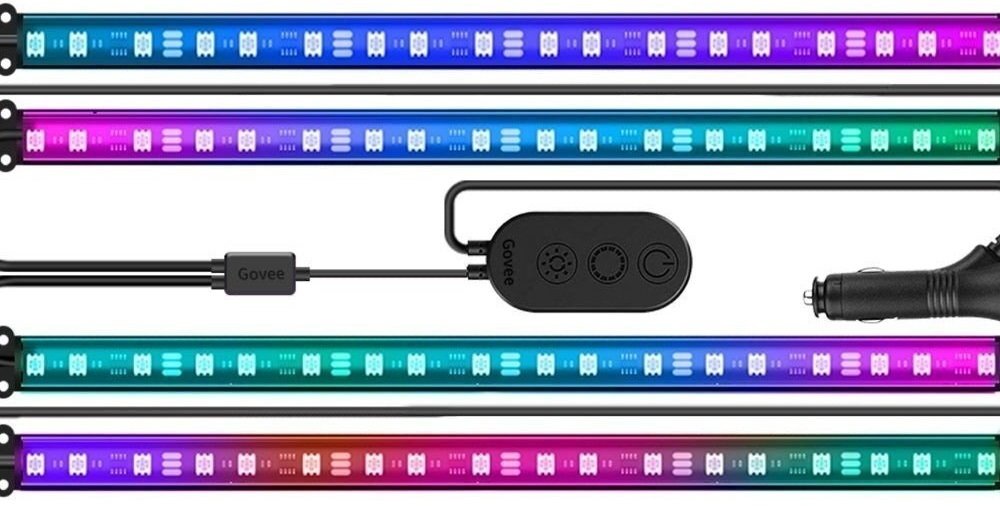Набор умной подсветки для автомобиля Govee H7090 RGBIC Interior Car Lights Черный (H70900A1) фото 2
