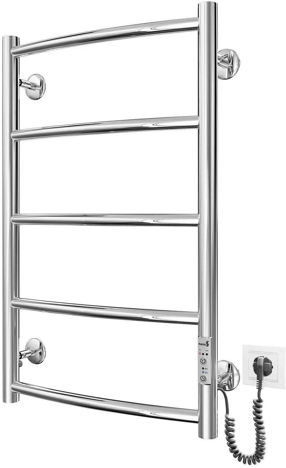 Полотенцесушитель Mario Классик НР-I 650х430/75 электр. TR К (2.3.0113.10.P) фото 4