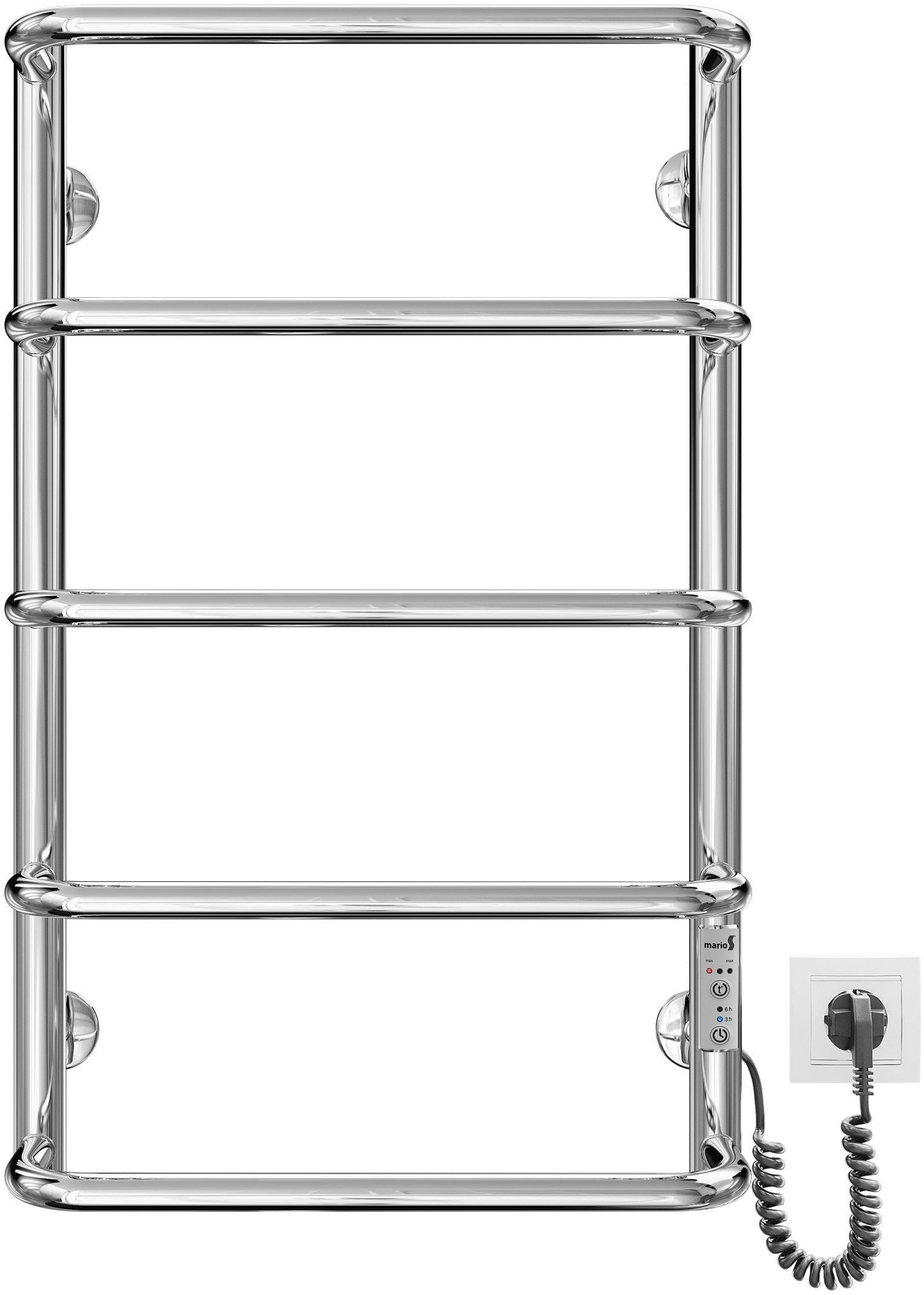 Полотенцесушитель Mario Стандарт НР-I 650х430/150 электр. TR К (2.3.0213.10.P) фото 3