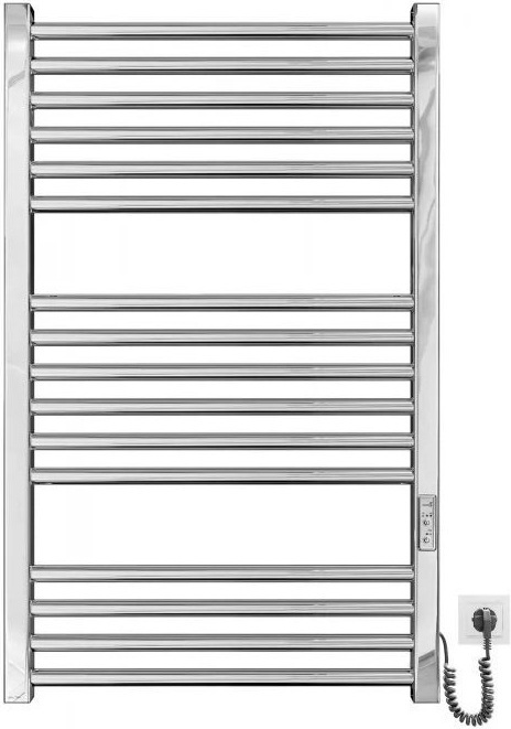 Полотенцесушитель Mario Гера-I 800х500-80мм, с таймером-регулятором, хром (2.2.1802.03.P) фото 3