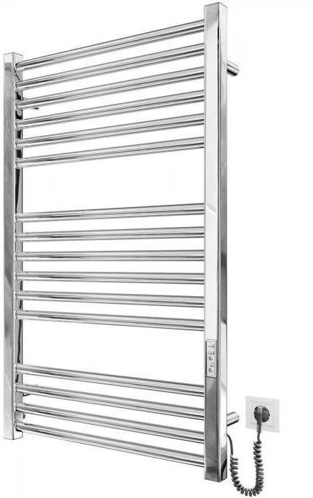 Полотенцесушитель Mario Гера-I 800х500-80мм, с таймером-регулятором, хром (2.2.1802.03.P) фото 4