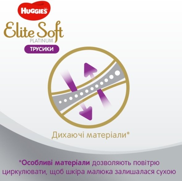 Підгузки-трусики Huggies Elite Soft Platinum Mega 4 9-14кг 22штфото4