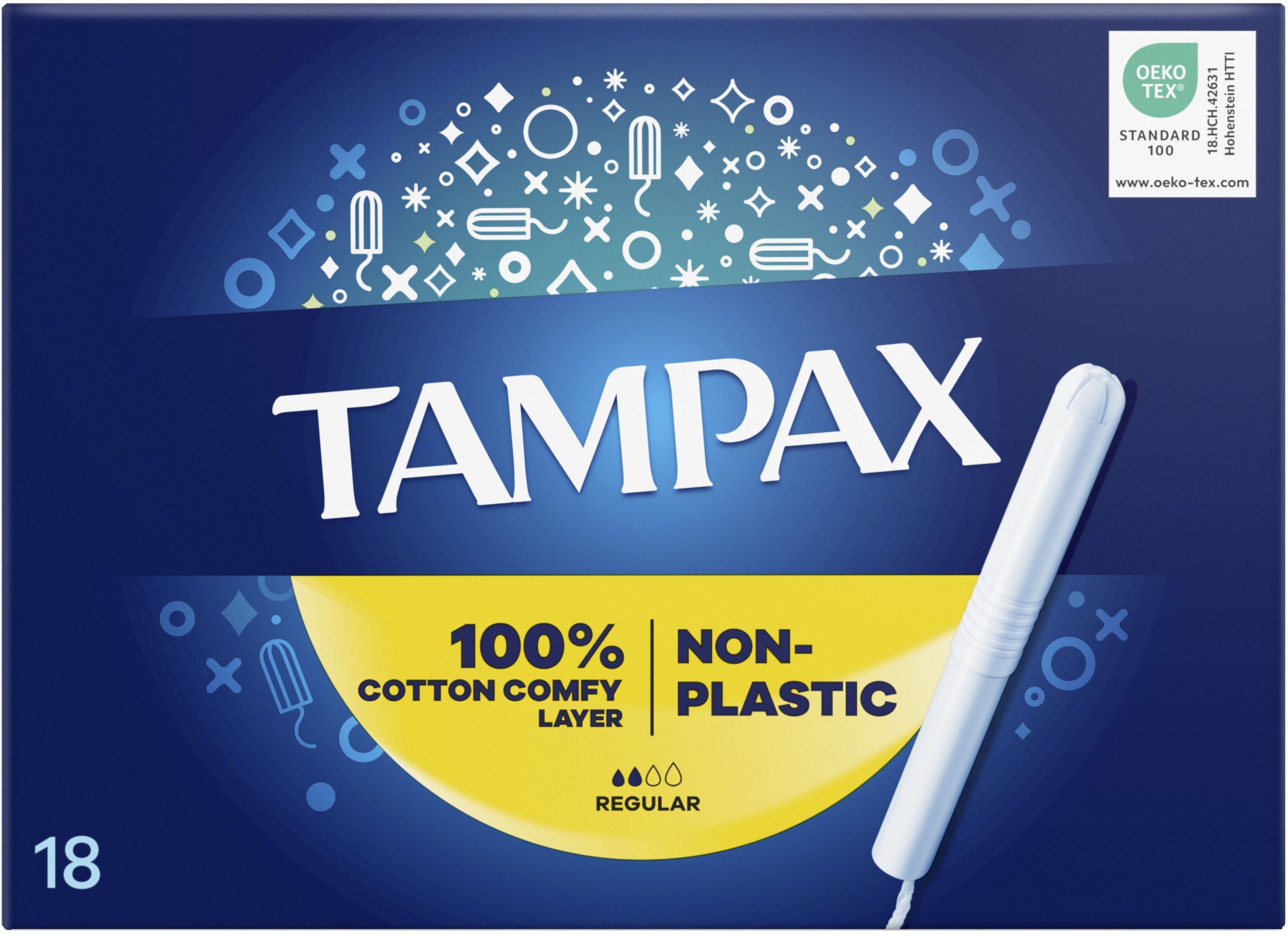 Тампони Tampax Compak Regular з аплікатором 18 штфото2