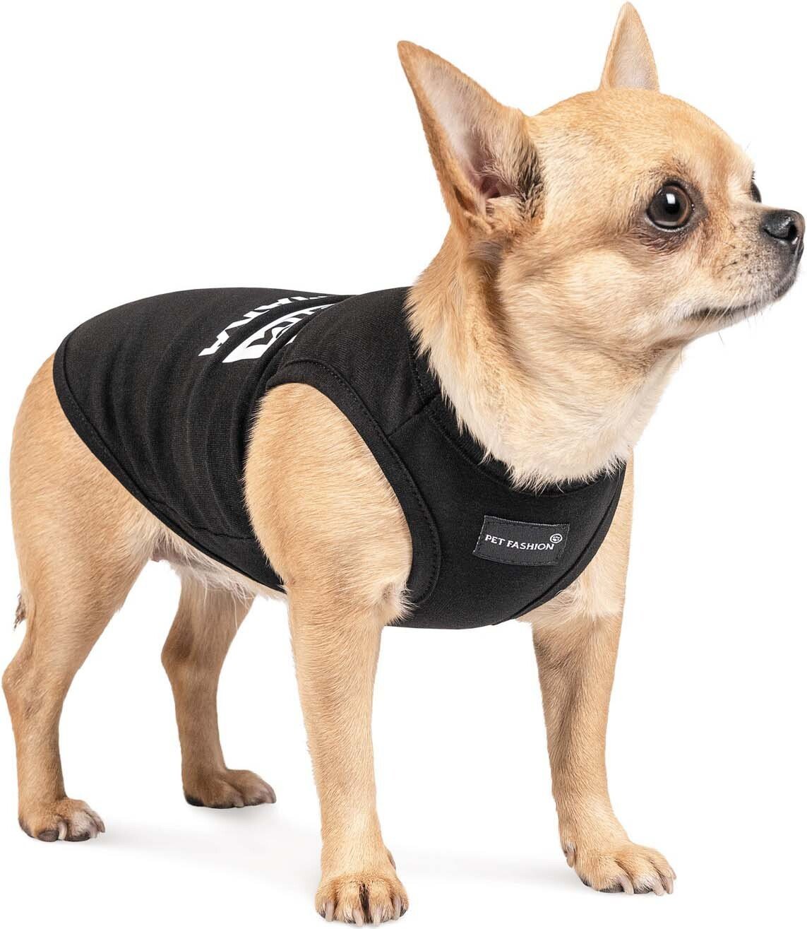 Борцовка для собак Pet Fashion Собака – настрій піднімака XS чорнийфото2