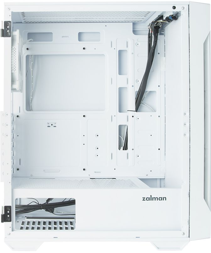 Корпус ZALMAN I3 Neo TG, без БП, 1xUSB3.0, 2xUSB2.0, 4x120mm RGB fans, TG Side/Front Panel, ATX, белый фото 4