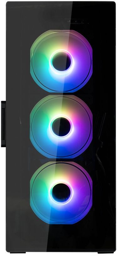 Корпус ZALMAN I3 Neo TG, без БП, 1xUSB3.0, 2xUSB2.0, 4x120mm RGB fans, TG Side/Front Panel, ATX, черный фото 2