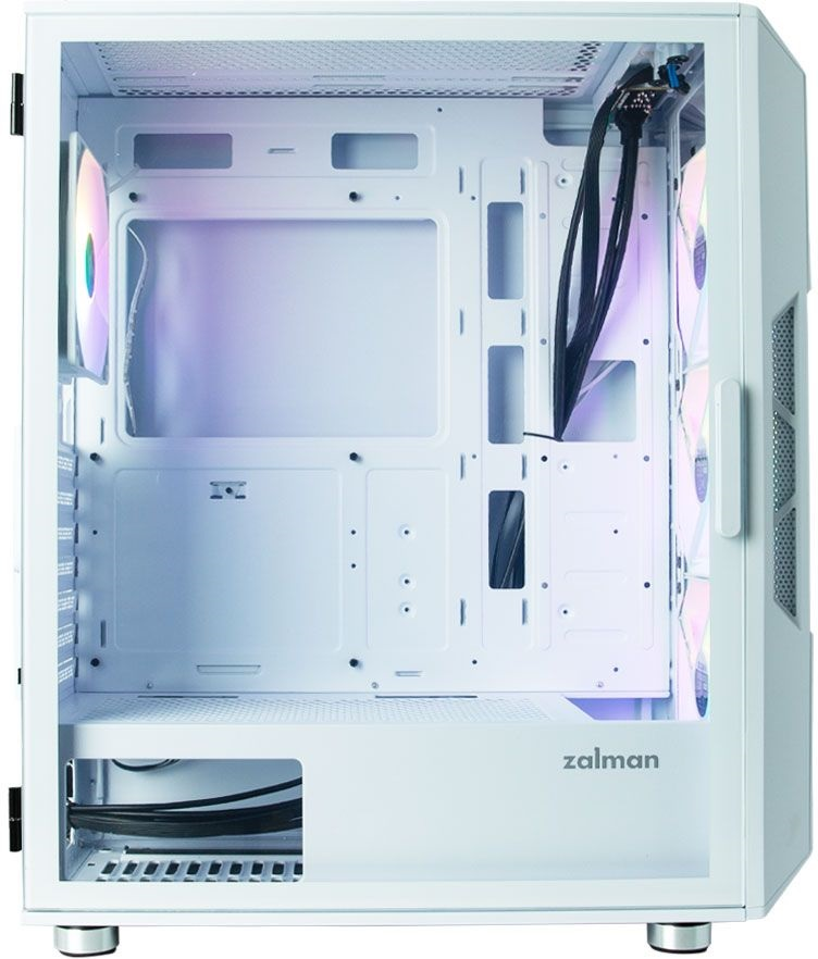 Корпус ZALMAN I3 Neo, без БП, 1xUSB3.0, 2xUSB2.0, 4x120mm RGB fans, TG Side Panel, ATX, белый фото 5