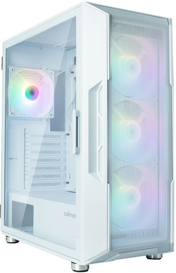 Корпус ZALMAN I3 Neo, без БП, 1xUSB3.0, 2xUSB2.0, 4x120mm RGB fans, TG Side Panel, ATX, белый фото 3