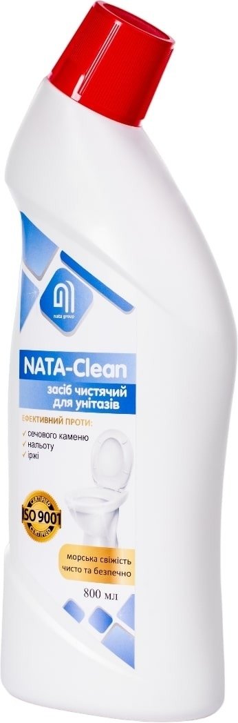 Чистящее средство для унитазов Nata-Clean 800мл фото 2