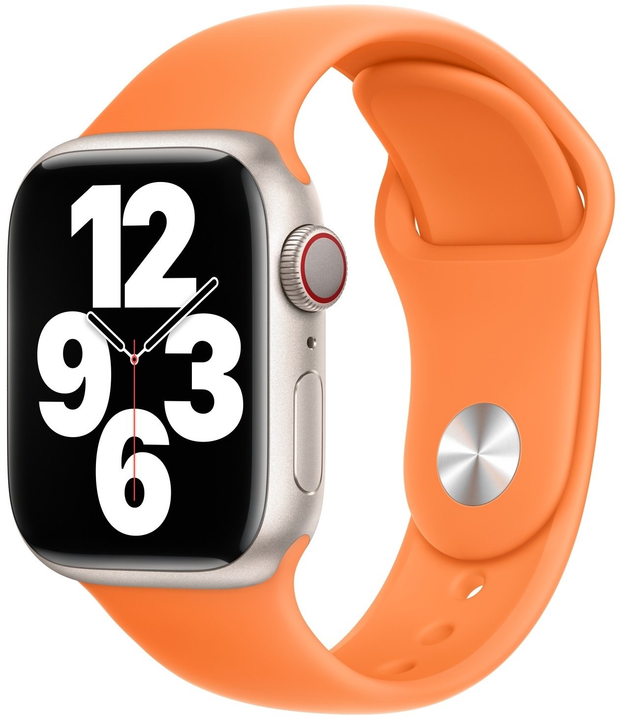 Ремінець Apple Watch 41mm Bright Orange Sport Band (MR2N3ZM/A)фото2